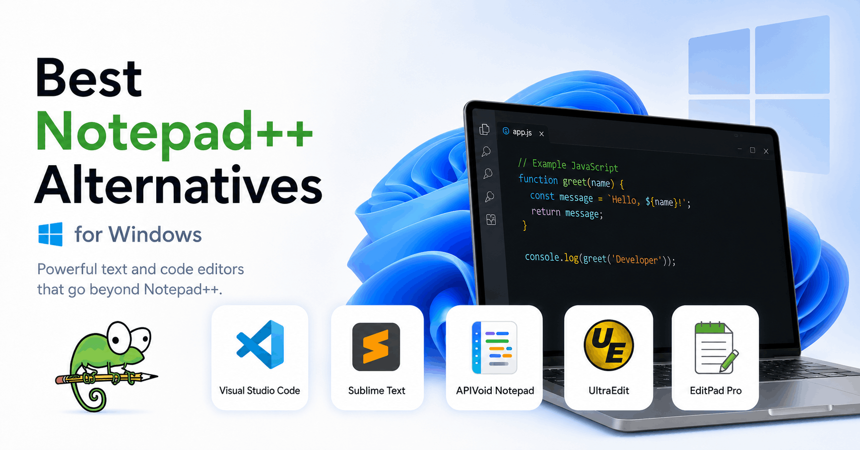 Best Notepad++ Alternatives for Windows (Free & Paid)